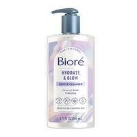 Biore Hydrate & Glow Gentle Cleanser 200ml