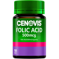 Cenovis Women's Folic Acid 500mcg Tab 150 