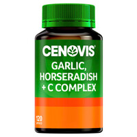 Cenovis Garlic And Horseradish + C Complex 120 Capsules