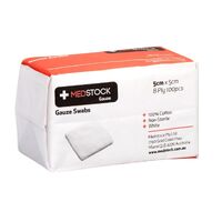 Medstock Gauze Swabs 5cm x 5cm 100 Pack