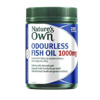 Nature's Own Odourless Fish Oil 1000mg 200 Capsules