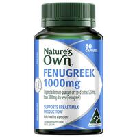 Nature’s Own Fenugreek 1000mg 60 Capsules