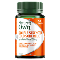 Nature’s Own Double Strength Cold Sore Relief 50 Tablets