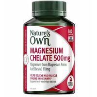 Nature’s Own Magnesium Chelate 500mg 180 Capsules