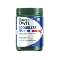 Nature’s Own Odourless Fish Oil 1500mg 400 Capsules