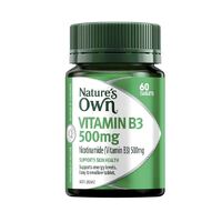 Nature's Own Vitamin B3 500mg 60 Tablets