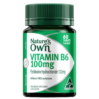 Nature's Own Vitamin B6 100mg 60 Tablets
