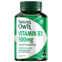 Nature's Own Vitamin B3 500mg 120 Tablets