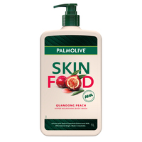 Palmolive Skin Food Body Wash Soap Quandong Peach 1 litre