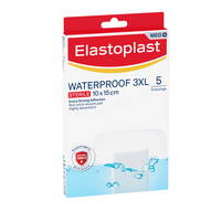 Elastoplast Waterproof Dressing 3XL 10x15cm 5 Pack