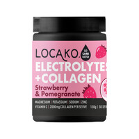 Locako Electrolytes + Collagen Strawberry & Pomegranate 150g