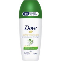 Dove Advanced Care Antiperspirant Roll On Cucumber And Green Tea 50ml