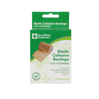 TWCM Elastic Cos Bandage Latex Free Tan 7.5cmx4.5m