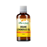 Nature's Shield Organic Essential Oil Lemongrass 100ml