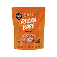 Get Ya Yum On (60 sec Keto) Pizza Base Herb and Garlic 60g