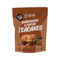 Get Ya Yum On (90 sec Keto) Butterscotch & Coffee Teacakes 60g