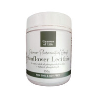 Grasses of Life Premium Pharmaceutical Grade Sunflower Lecithin 250g