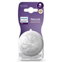 Avent Natural Response Teat 9 months + Flow 2 Pack
