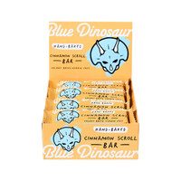 Blue Dinosaur Snack Bar Cinnamon Scroll 45g [Bulk Buy 12 Units]