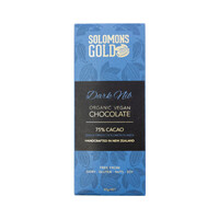Solomons Gold Organic Vegan Dark Nib Chocolate (75% Cacao) 55g