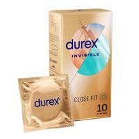 Durex Invisible Condom Close Fit 10 Pack