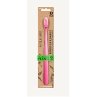 The Natural Family Co. Bio Toothbrush Neon Mixed x 8 Display (contains: Up To 6 Different Neon Colours - Supplied at Random)