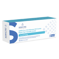 Sonictec SARS-Cov-2 & Influenza A/B Combo Rapid Test [5 Pack]