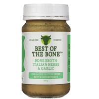 Best of the Bone Bone Broth Beef Concentrate Organic Italian Herbs & Garlic 390g