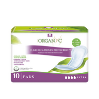 Organyc Organic Pads Bladder Control Extra (For Bladder Leaks) x 10 Pack