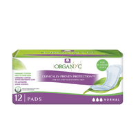 Organyc Organic Pads Bladder Control Normal (For Bladder Leaks) x 12 Pack