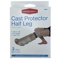 Surgical Basics Cast Protectors Half Leg (30x72cm) 2 Pack