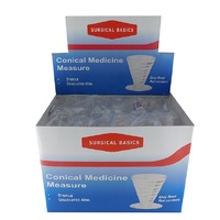 Surgical Basics Conical Medicine Measure Red Mark 40ml 36 pack