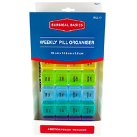 Surgical Basics Pill Box Large 7 Days 4 Per Day (26x15x4cm) PILL17