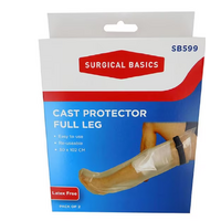 Surgical Basics Cast Protector Full Leg 2 Pack