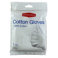 Surgical Basics Basics Cotton Gloves Large 1 Pair