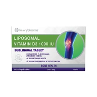 Henry Blooms Liposomal Vitamin D3 1000IU Sublingual 30 Tablets