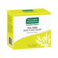 Thursday Plantation Tea Tree Skin Care Soap Bar 3 x 125g Pack
