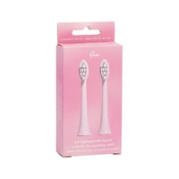 Gem Electric Toothbrush Replacement Heads Coconut x 2 Pack