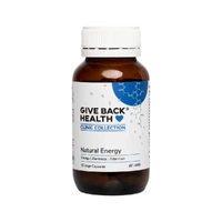 Give Back Health Clinic Collection Natural Energy 60 Veg Capsules