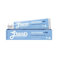 Grants Of Australia Natural Toothpaste Whitening + Ha Hydroxyapatite & Coconut Oil 110g