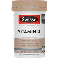 Swisse Ultiboost Vitamin D 250 Capsules