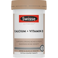 Swisse Ultiboost Calcium + Vitamin D 90 Tablets