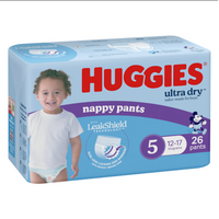 Huggies Nappy Pants Walk Boy 26 x3