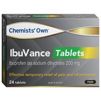 Chemists' Own Ibuvance 200mg 24 tablets 