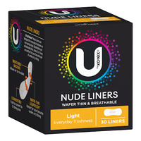 U By Kotex Nude Liners 30Pk