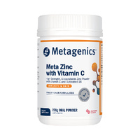 Metagenics Meta Zinc with Vitamin C Raspberry Oral Powder 228g