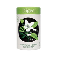 Oku New Zealand Digest Kawakawa & Hoheria Blended Tea Loose Leaf 30g