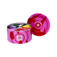 Tea Tonic Energising Selection Round Tin x 40 Tea Bags (+ Bonus Mini Tin of Red Hearts)