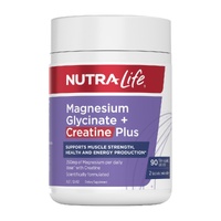 NutraLife Magnesium Glycinate + Creatine Plus 90 Tablets