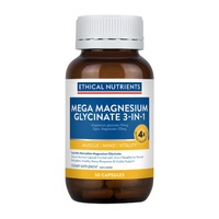 Ethical Nutrients Mega Magnesium Glycinate 3-in-1 50 Capsules